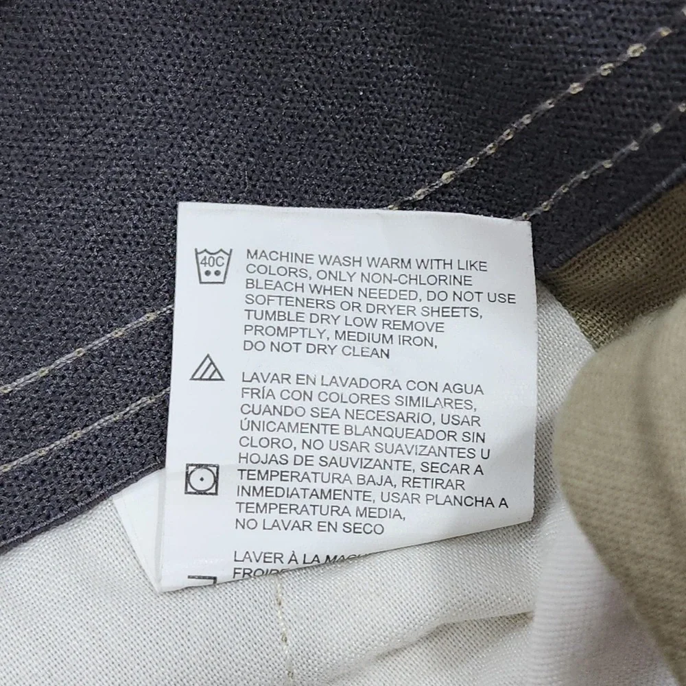 Dickies Pants Mens 32x30 Beige Regular Fit Cargo Utility Canvas Stretch Workwear